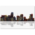 thumbnail image 1 of Marlene Watson "Miami Florida Skyline" Canvas Art, 1 of 3