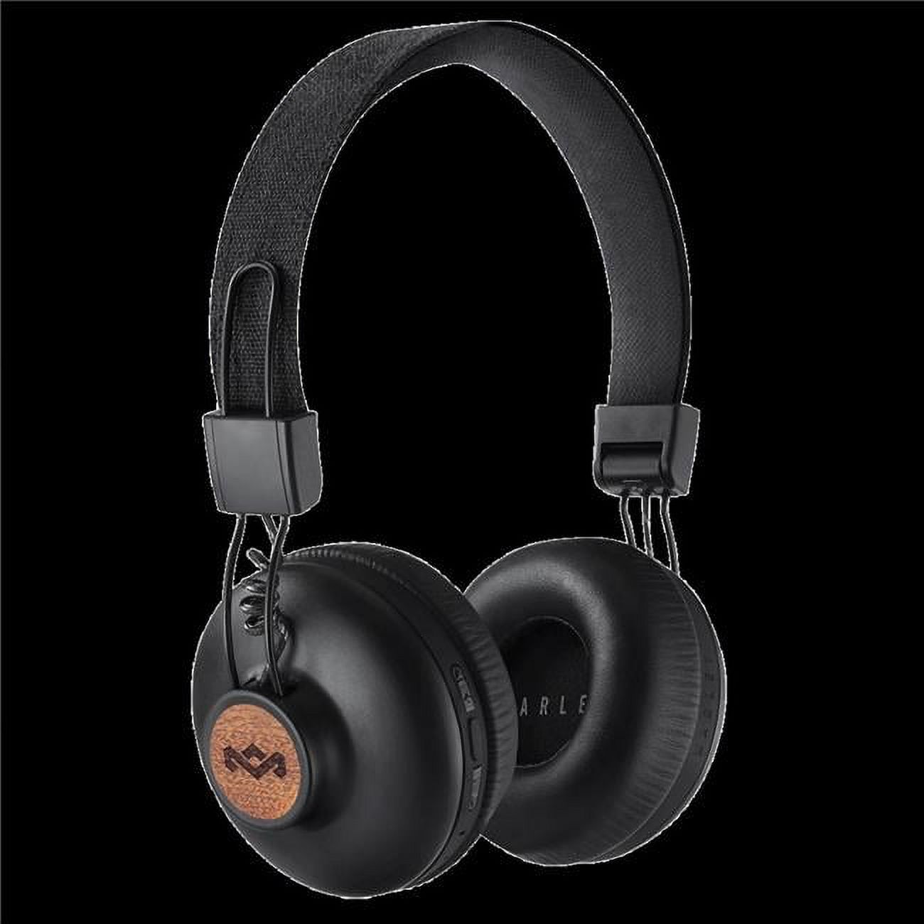 Marley EM-JH133-SB Positive Vibration 2 Wireless Bluetooth on Ear Headphones - Black - image 1 of 10