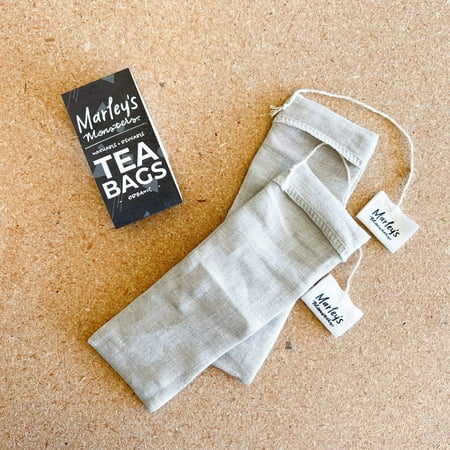 Marley's Monsters Organic Reusable Sun Tea Bags: Organic Linen