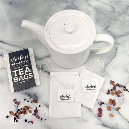 Marley's Monsters Organic Reusable Tea Bags: Set of 2