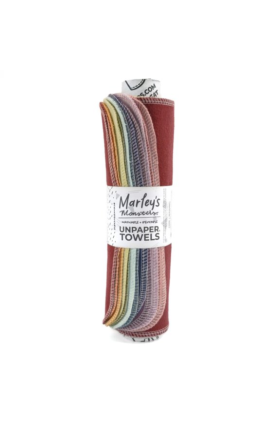 UNpaper® Towels: Earthy Rainbow - 12 Count Roll