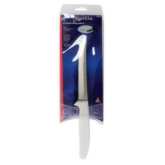 Marlin 6" Scalloped Util Knife