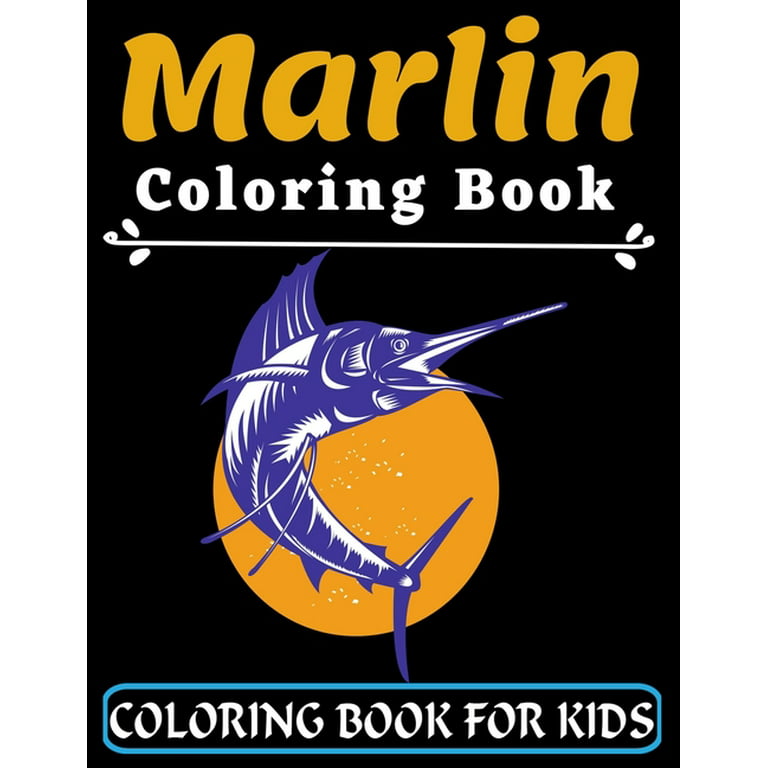 Sea Creatures Coloring Book for Kids Ages 3-8