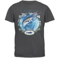 thumbnail image 1 of Marlin Deep Sea Fishing Mens T Shirt Dark Heather 2XL, 1 of 1