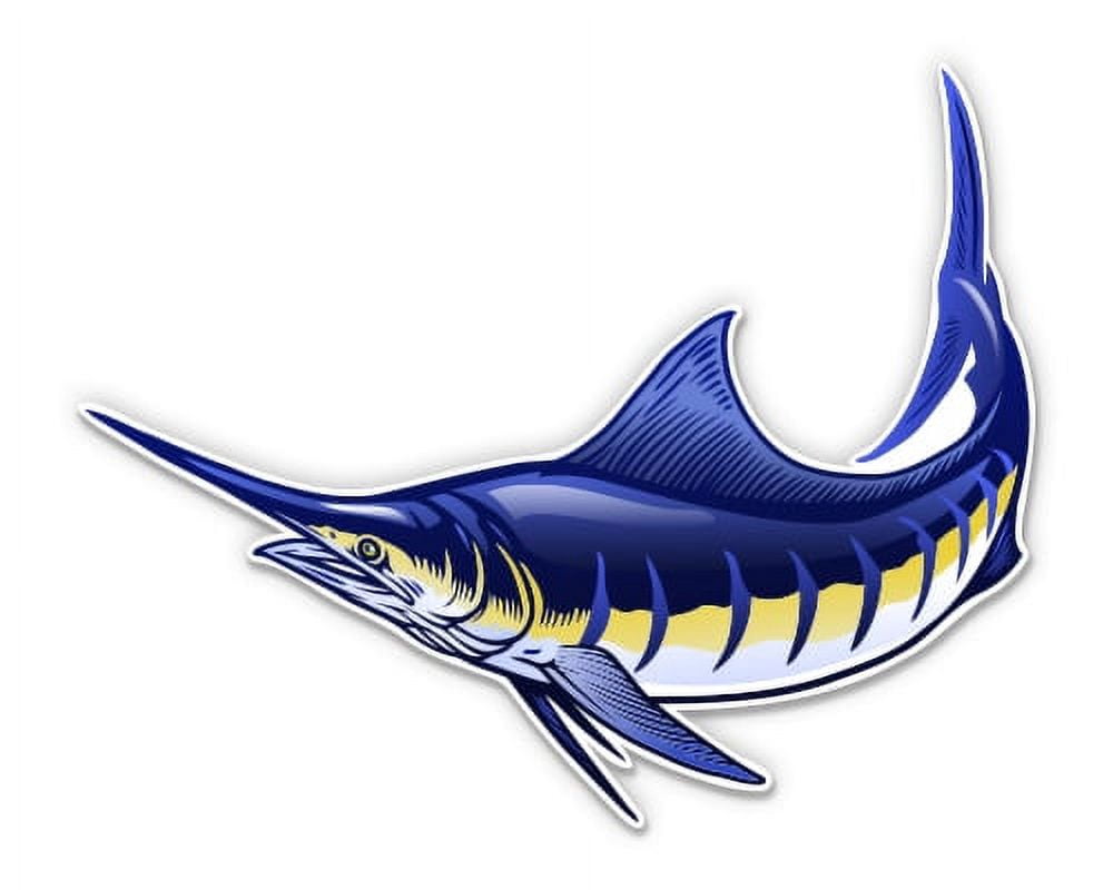 Merling Fish Sticker Marlin Fish Fishing - 7