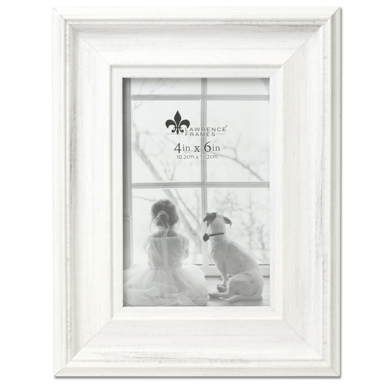 Marlo Antique White 4x6 Picture Frame
