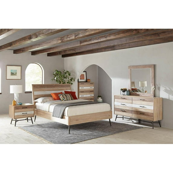Marlow 5-piece Eastern King Bedroom Set Rough Sawn Multi