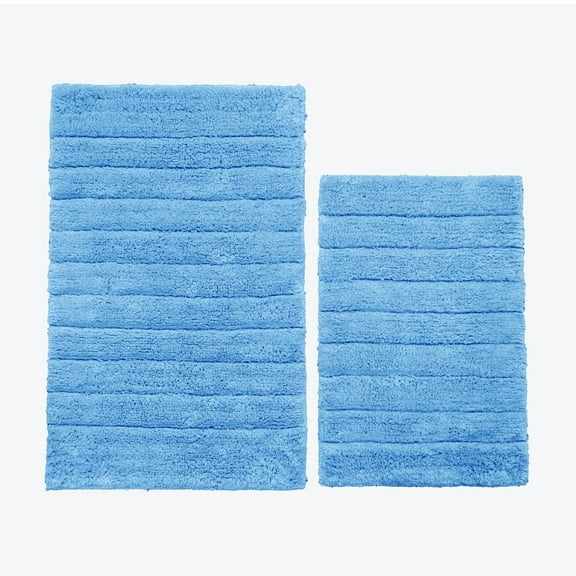Marlow Two Piece Bath Mat Set - 100% Cotton