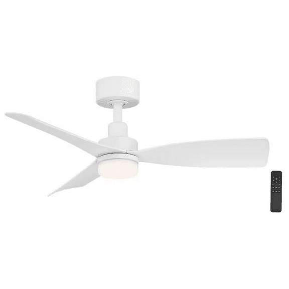 Marlston 36 in. Indoor/Outdoor Matte White with White Blades Ceiling Fan