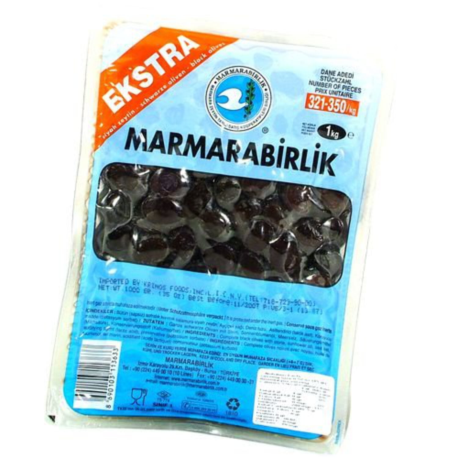 Marmara Birlik Black Olives Extra -800 g
