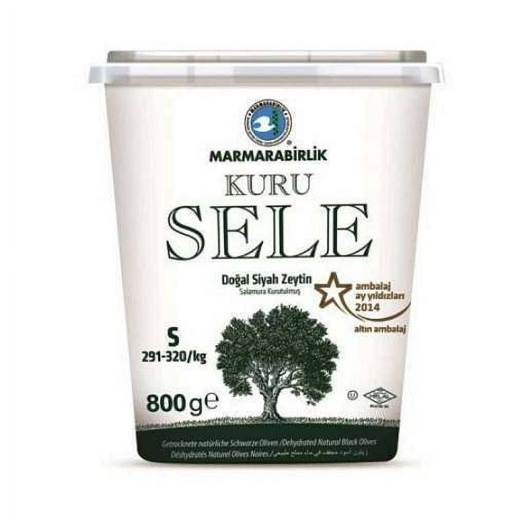 Marmarabirlik Dried Black Olives S 28.22 Oz (800 Gr Kuru Sele)