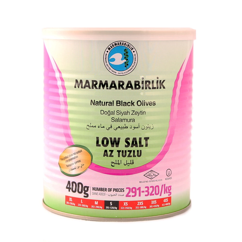 Marmarabirlik Low Salt Black Olives 0.9lb