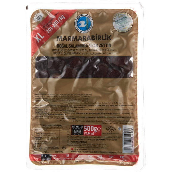 Marmarabirlik Mega Black Olives  1.1lb