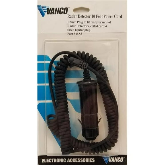 Marmat RA8 2.1 mm Coiled Cord with Right Angle Plug