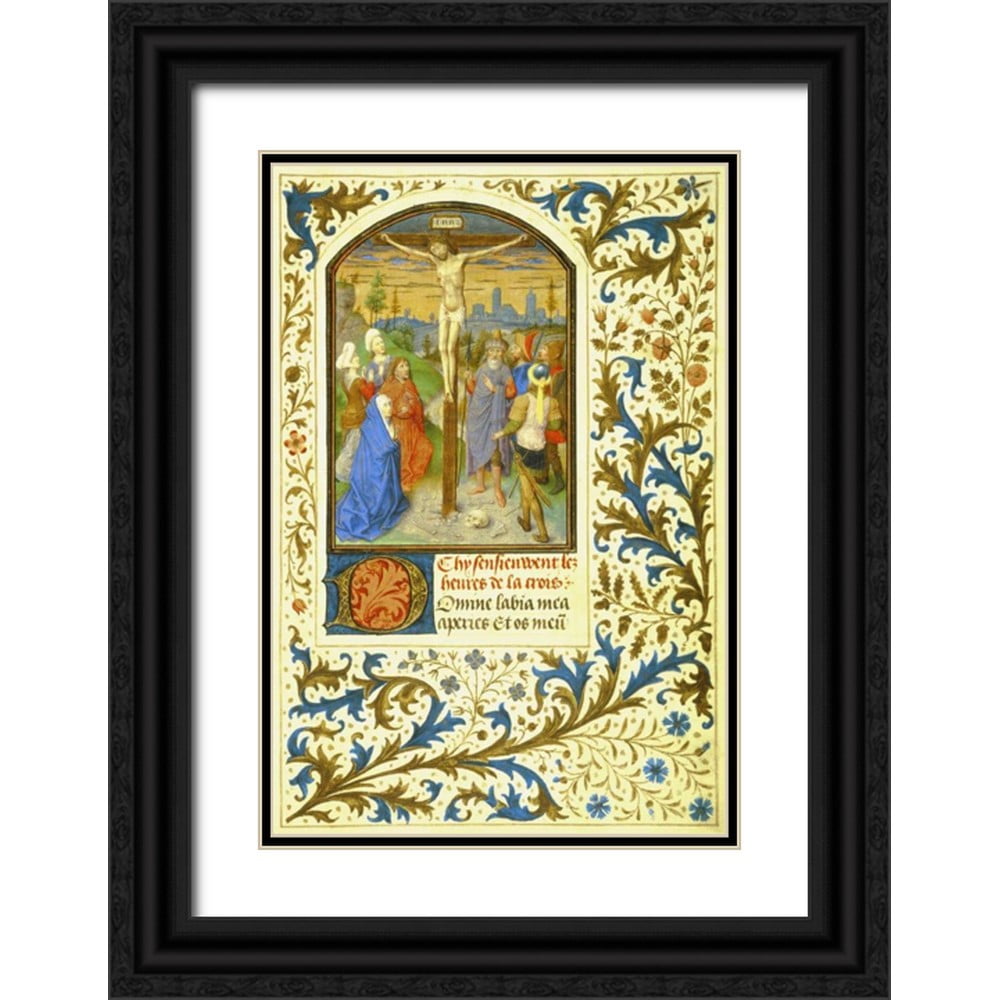 Marmion, Simon 18x24 Black Ornate Wood Framed with Double Matting ...