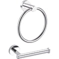 thumbnail image 1 of Marmolux Acc Luxury Silver Series Polished Elegant Bathroom Hardware Wall-Mounted 2 Count, 1 of 10