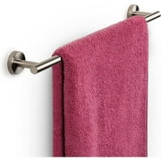 Marmolux Acc Towel Bar, SUS304 Stainless Steel Bath Towel Rack, Wall Mount Brushed Steel, 16-inch