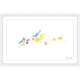 thumbnail image 1 of Marmont Hill "2 Birds" by Maya Gur Framed Painting Print, 1 of 5