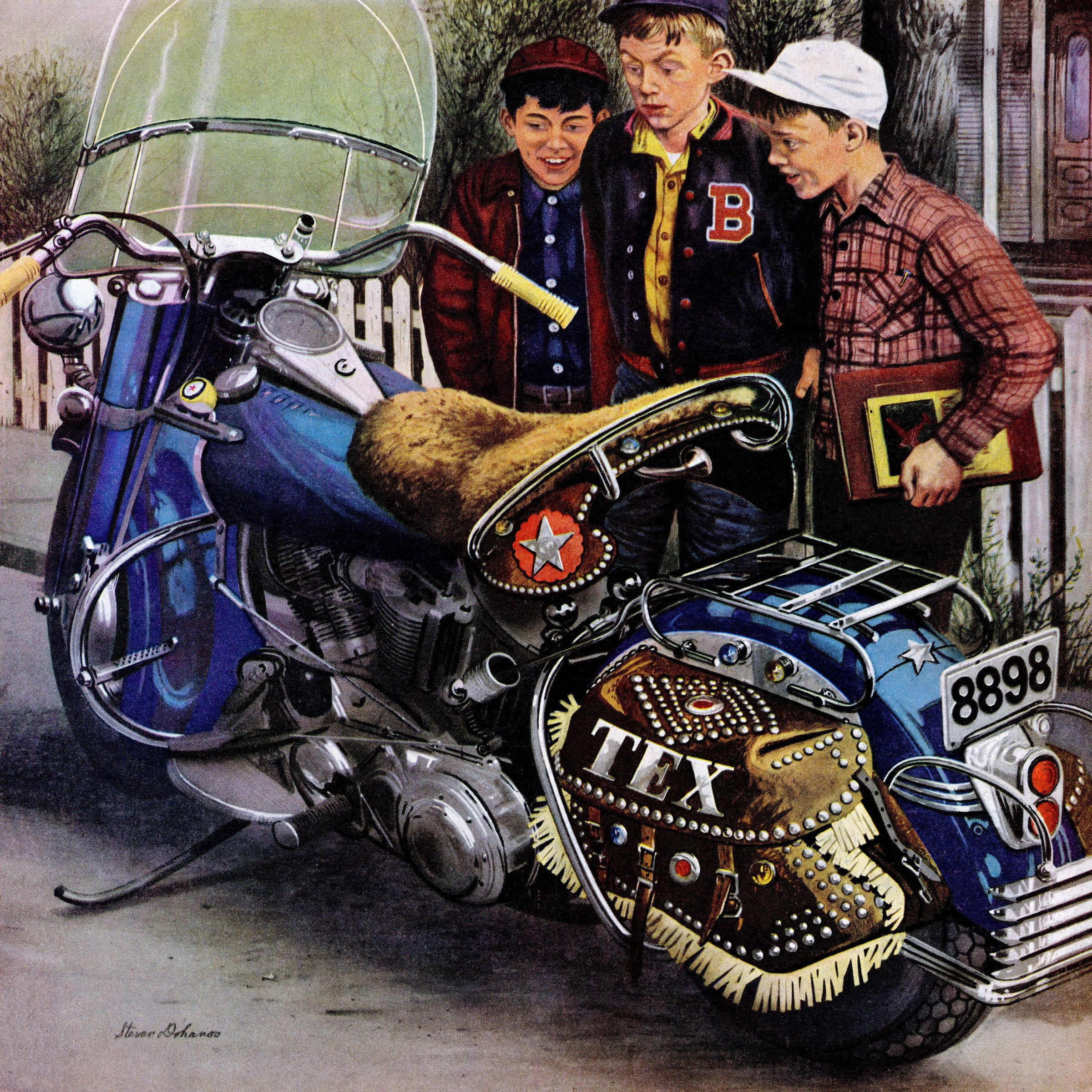 Marmont Hill "8898" by Curtis Painting Print on Canvas