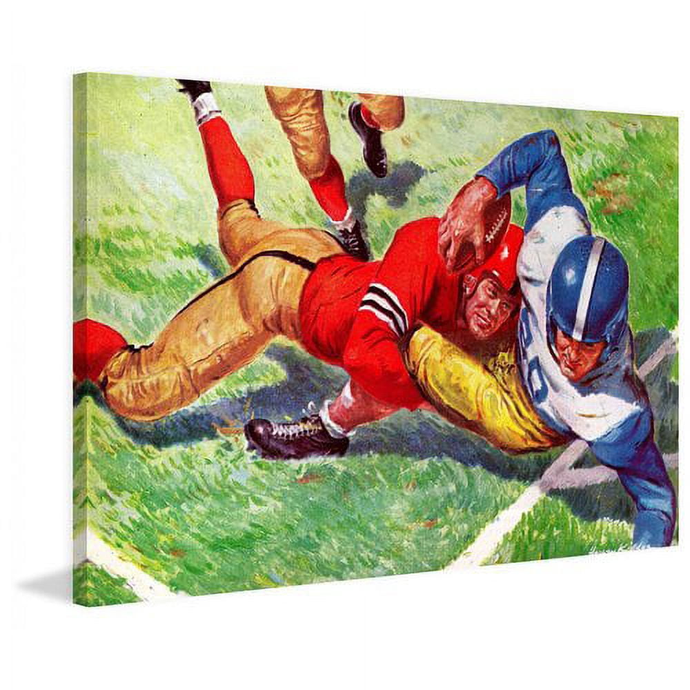 Marmont Hill Inc Marmont Hill - "A Bench Warmer Named Smith" by Harvey Kidder Painting Print on Canvas - Multi-color