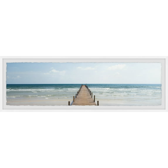 Marmont Hill A Far Seen Beauty Framed Wall Art, 15" x 45"