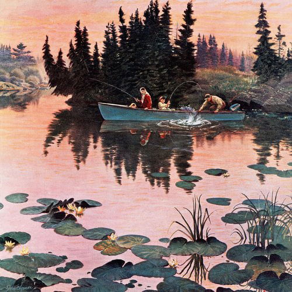 Marmont Hill - "A Fine Catch" Painting Print on Wrapped Canvas