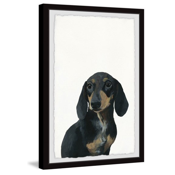 Marmont Hill "A Lonely Dog" Framed Painting Print