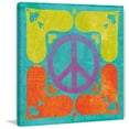 thumbnail image 1 of Marmont Hill "A Peace Sign Quilt I" Painting Print on Canvas, 1 of 5