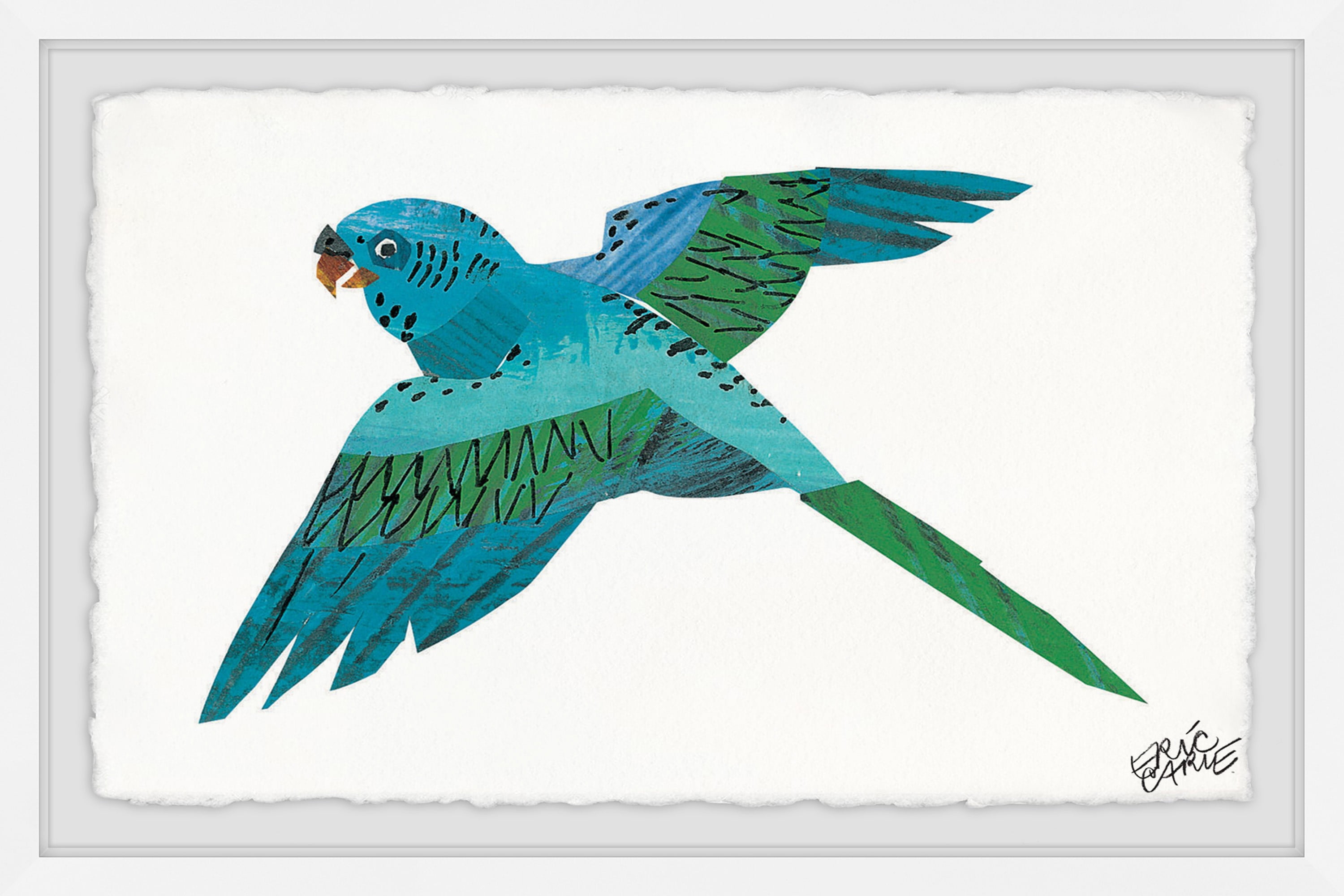 Marmont Hill Abc Bird By Eric Carle Framed Wall Art, 12.00" x 1.50"