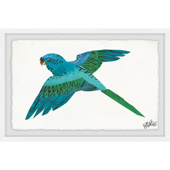 Marmont Hill Abc Bird By Eric Carle Framed Wall Art, 12.00" x 1.50"