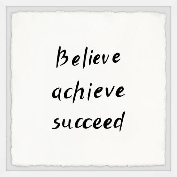 Marmont Hill Achieve and Succeed Framed Painting Print