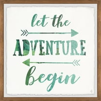 Marmont Hill Adventure Begin Framed Wall Art