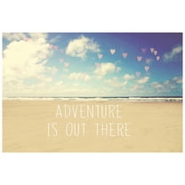 Marmont Hill "Adventure Is out There" Sylvia Cook Painting Print on Canvas