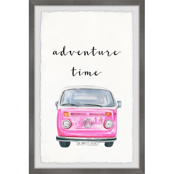 Marmont Hill Adventure Time Framed Wall Art, 20" x 1.5"