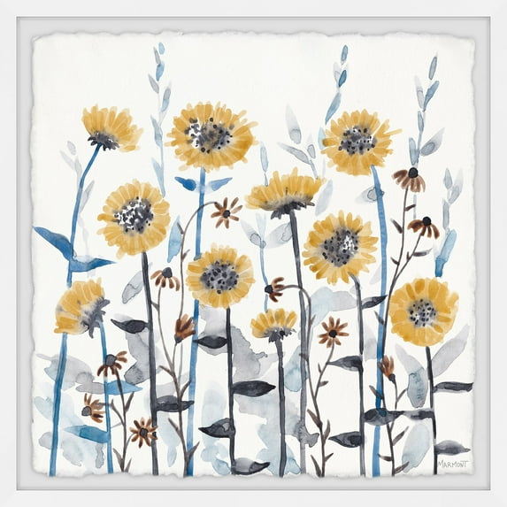 Marmont Hill African Daisies Framed Wall Art, 18" x 18"