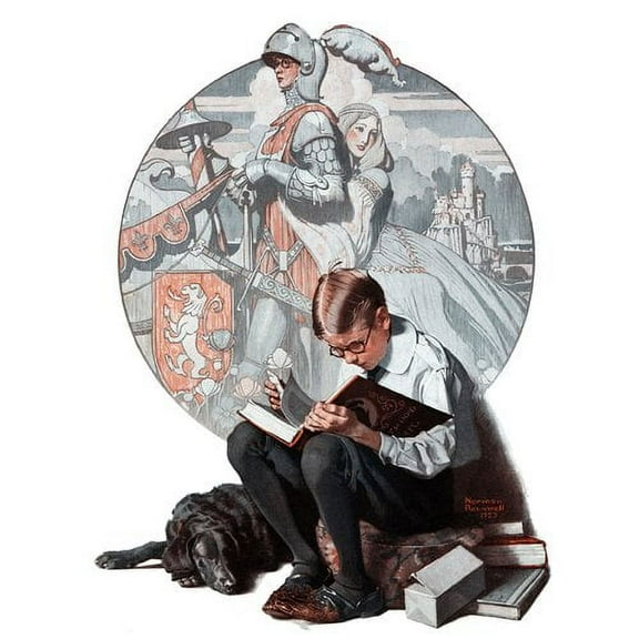 Marmont Hill "Age of Romance" by Norman Rockwell Painting Print on Canvas