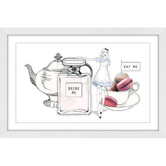 Marmont Hill "Aiw" By Loretta So Framed Painting Art Print, 36.0" x 1.5"