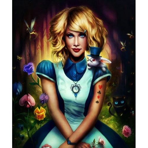 Marmont Hill "Alice in Wonderland" Painting Print on Canvas