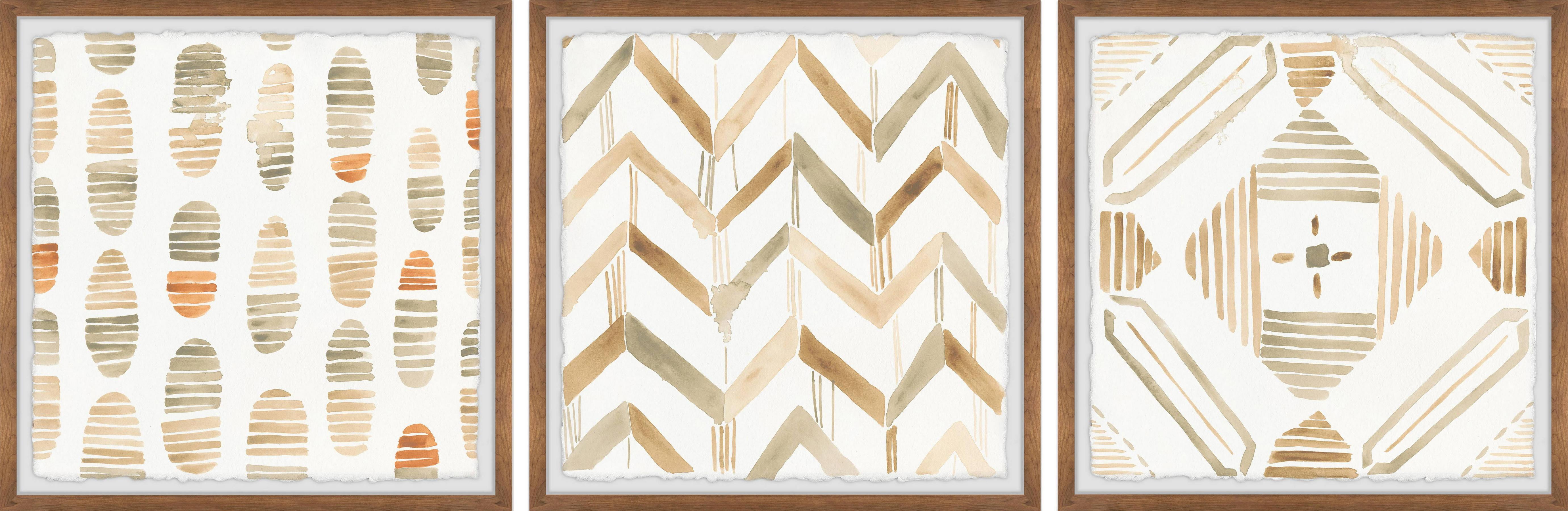 Marmont Hill All About the Lines Triptych Art Prints