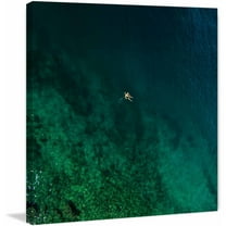 Marmont Hill "Alone on a Float" by Karolis Janulis Painting Print on Wrapped Canvas