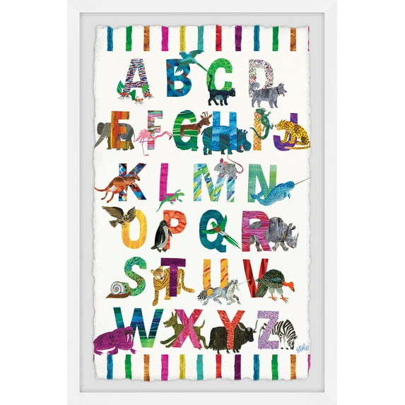 Marmont Hill Alphabet Jungle by Eric Carle Framed Wall Art