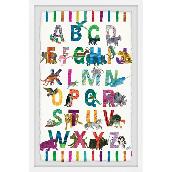 Marmont Hill Alphabet Jungle by Eric Carle Framed Wall Art