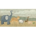 thumbnail image 1 of Marmont Hill Animals All in a Row I Canvas Wall Art, 1 of 7