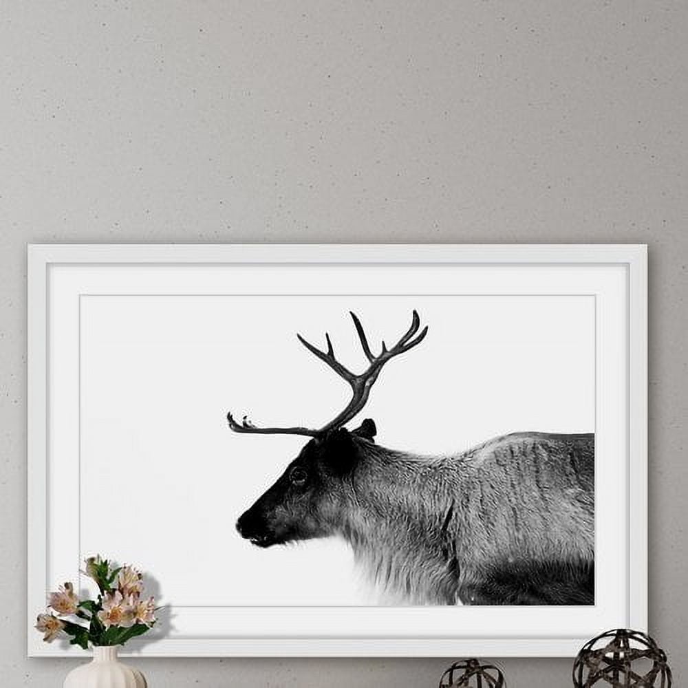 Marmont Hill "Antler Profile" Framed Painting Print