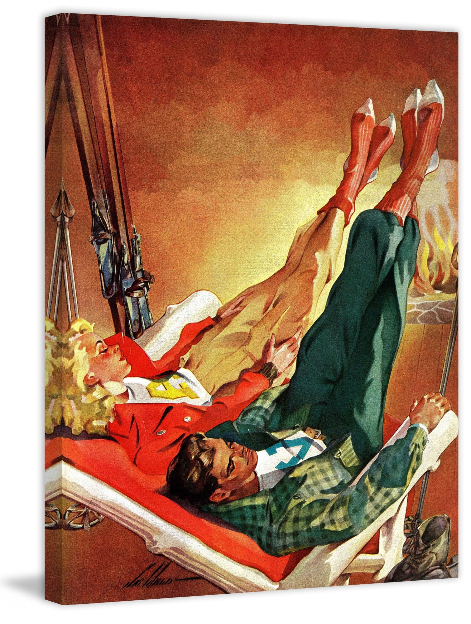 Marmont Hill Apres Ski Canvas Wall Art