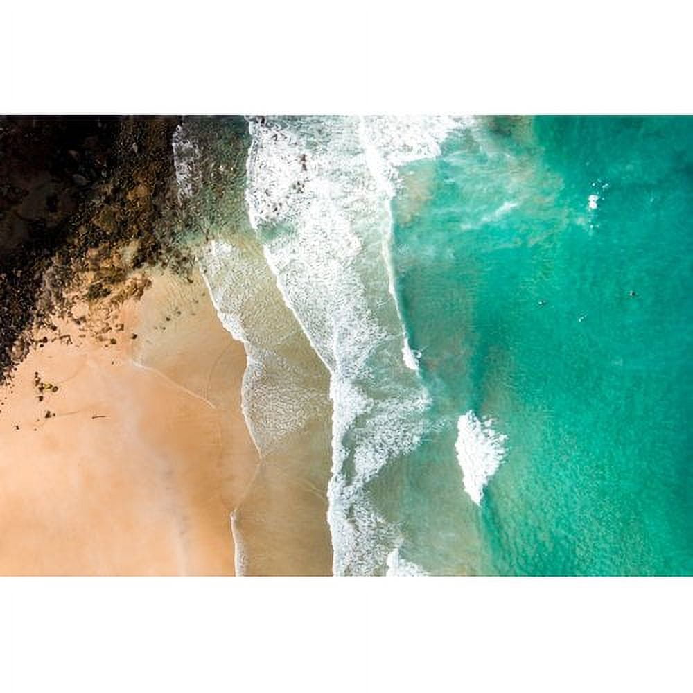 Marmont Hill "Aqua Blue Waters" by Karolis Janulis Painting Print on Wrapped Canvas
