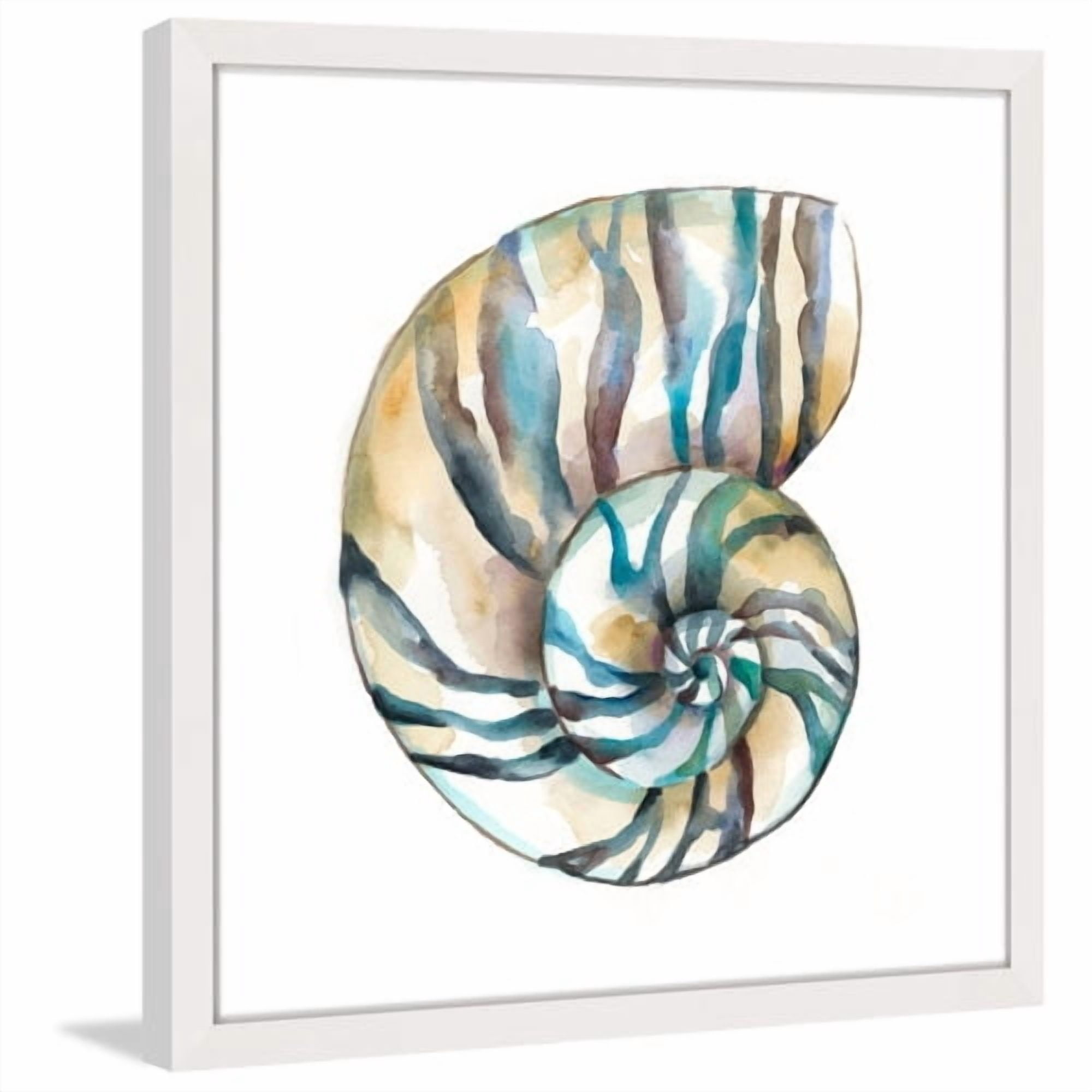 Marmont Hill "Aquarelle Shells II" Framed Painting Print