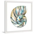 thumbnail image 1 of Marmont Hill "Aquarelle Shells II" Framed Painting Print, 1 of 5