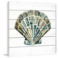 thumbnail image 1 of Marmont Hill "Aquarelle Shells IV" Painting Print on White Wood, 1 of 5