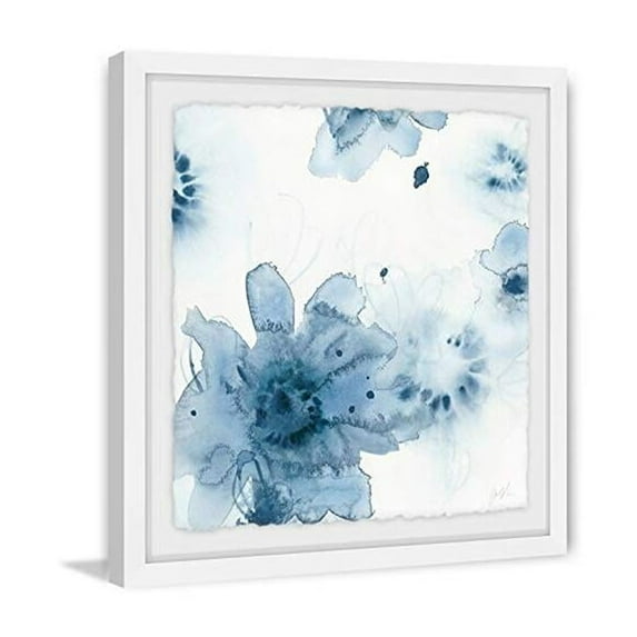 Marmont Hill Aquatic Indigo II Framed Painting Print